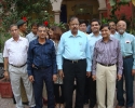 Jay Narayan Vyas - Minister in charge of Health and Family Welfare, Tourism, Development in the government of Gujurat. At the opening of new center at Sarvajanic Education Society in Surat in collaboration with Acdemia de Español.