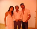 Mr. Govindani with Barbara Mori and Hritik Roshan.