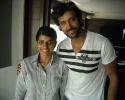 Our faculty Ms. Archana with film actor Hritik Roshan.
