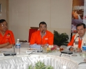 Mr. Govindani interpreting for Mr. Ecuardo Lopez Robago, Minister of Energy & Mines, Equador at Mumbai High.