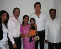 Mr. Govindani with Amge family and Jaime Cantizano - The host of the Spanish TV Show 