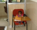 Jyoti Amge - Currently the World´s smallest girl according to the Guinness Book of Records, that has restricted her height to 23 inches(58 cm) and her weight to 11 pounds (5.25 kg) at Academia de Espanol.