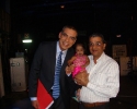 Mr. Govindani and Jyoti Amge with Nacho Abad - The host of 