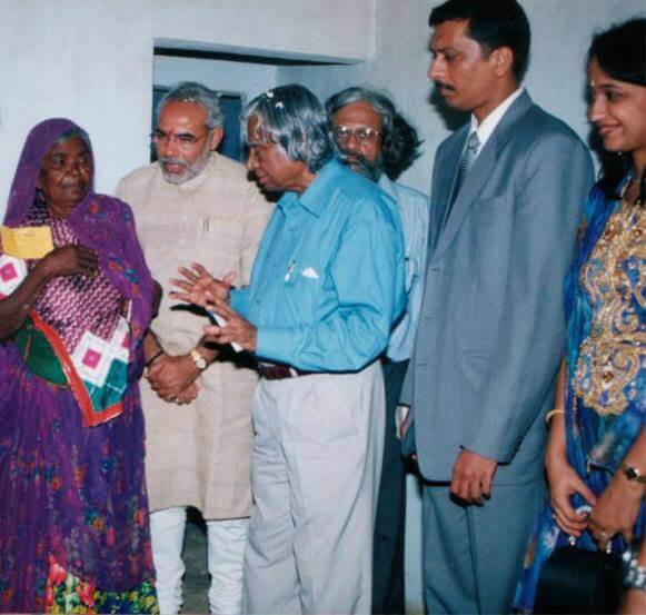 Mrs. Vidya Govindani with honorable Prime Minister of India – Mr. Narendra Modi & Ex. President of India – Dr. Abdul Kalam