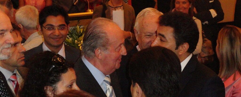 Mr. Navin Govindani with Juan Carlos I, former King of Spain