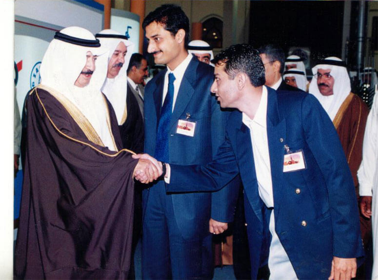 Mr. Dinesh Govindani with Prime Mnister of Bahrain. His Highness Shaikh Khalifa Bin Salman Al Khalifa