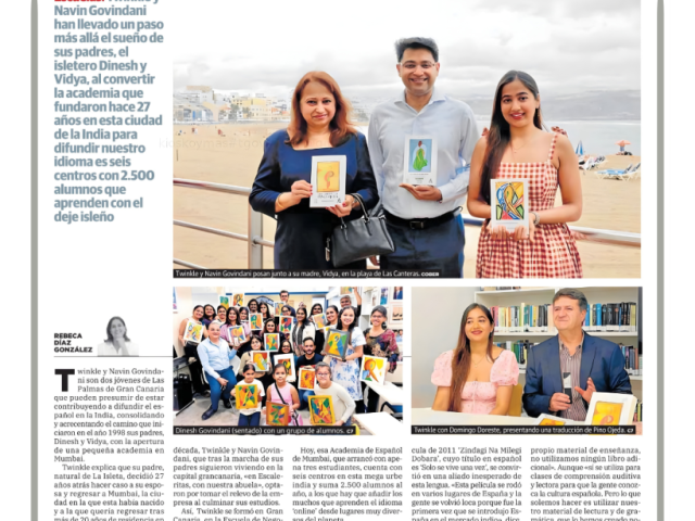 Espanol con Acento Canario en Mumbai - Canarias 7