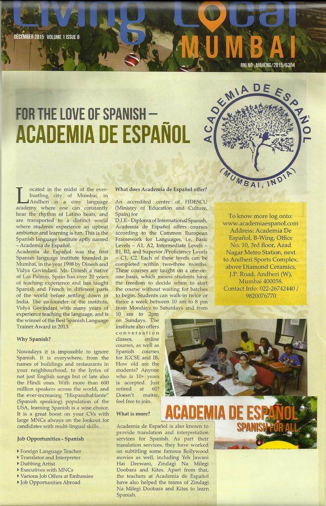 Living Local - For the Love of Spanish