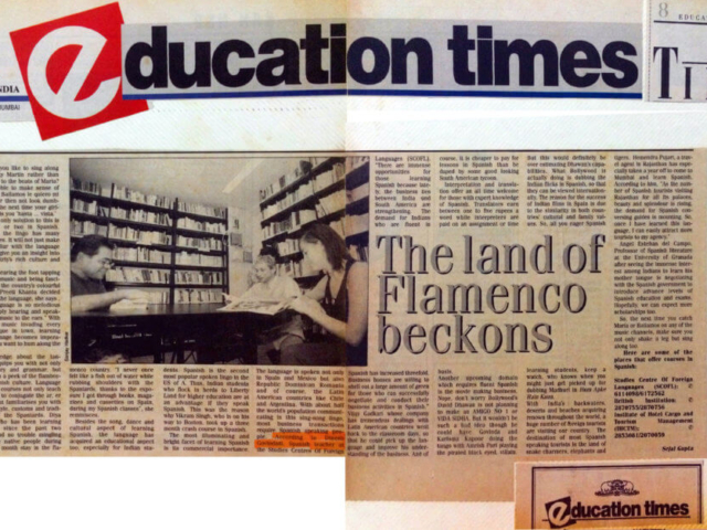 Education Times - The Land of Flamenco Beckons